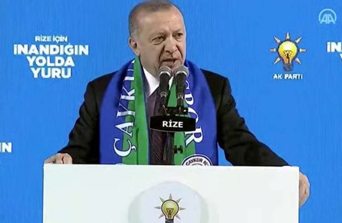 Erdoğan’a atılan sloganlar ‘sufle’ çıktı