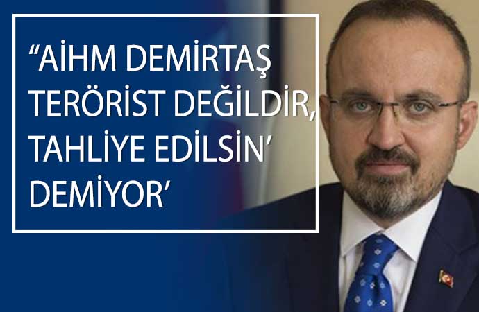 YİK üyesi Cemil Çiçek ‘Demirtaş derhal tahliye edilmeli’ açıklamasına AKP’den yanıt