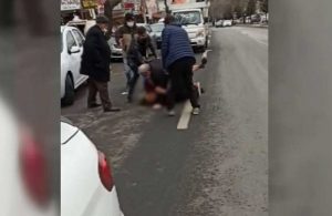 Bir kadın daha sokak ortasında darp edildi!