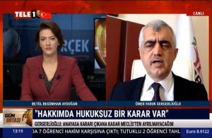Milletvekilliği düşürülen Gergerlioğlu TELE1’de: Milletin iradesi ayaklar altına alınıyor