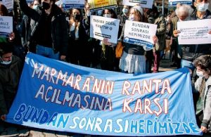 Marmara Üniversitesi’nde rant protestosu