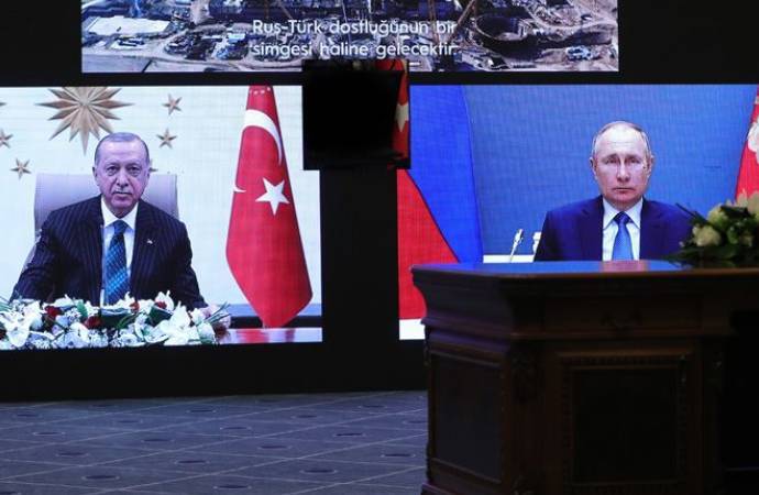 Akkuyu’da temel atma töreni… Erdoğan ve Putin’den açıklama
