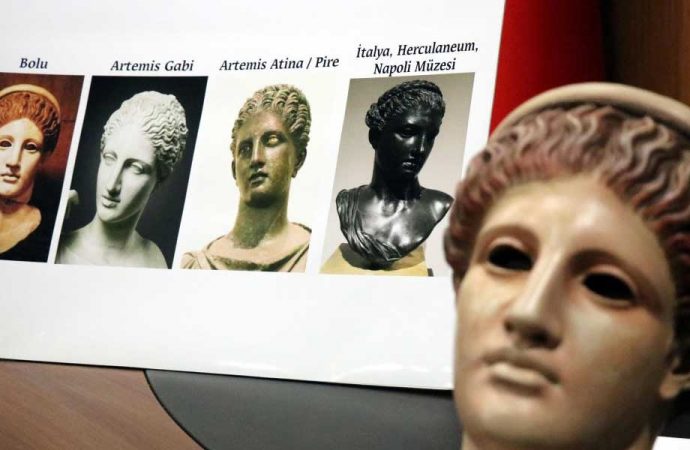 Bolu Müzesi’ndeki heykel Yunan tanrıçası Artemis’e ait çıktı