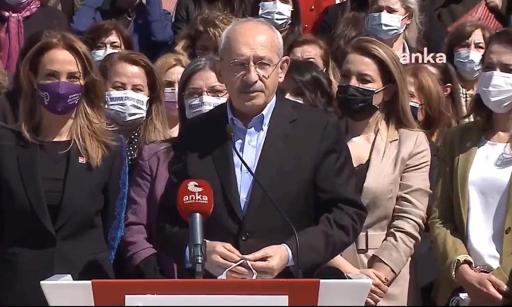 Kılıçdaroğlu: Kadınlar bugün Cumhuriyet tarihimizin en önemli eylemlerini gerçekleştiriyor