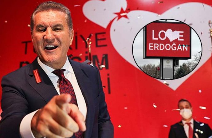 Sarıgül’ün partisinden ‘love Erdoğan’ çıkışı: Logomuz kopyalandı