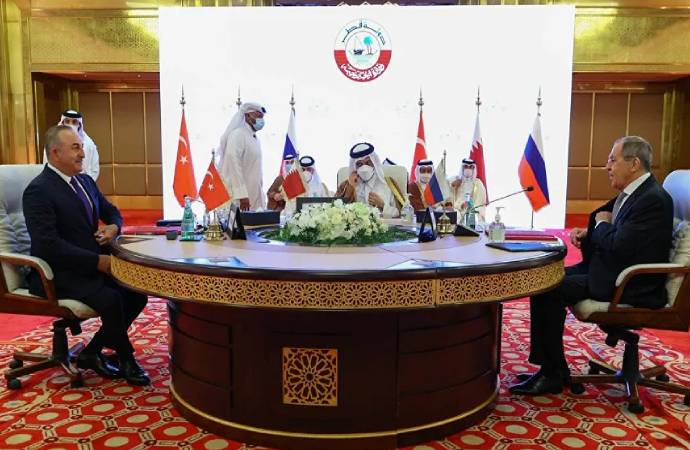 Türkiye, Rusya ve Katar aynı masada