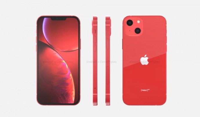 Kırmızı renkli Apple iPhone 13 sızdırıldı