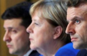 Macron, Merkel ve Zelenskiy yarın görüşecek! Konu Rusya…