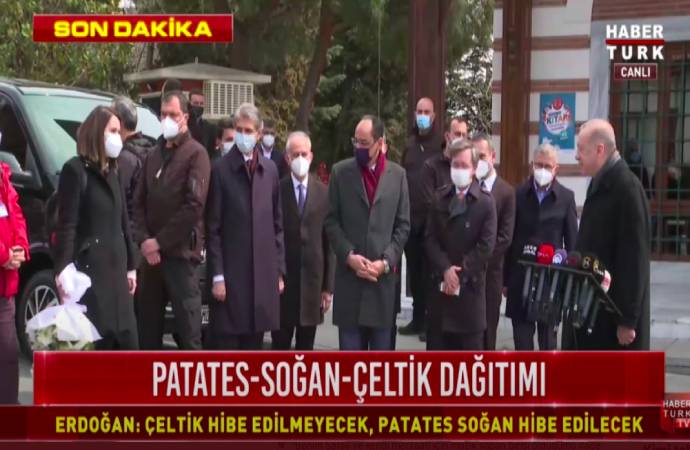 Erdoğan’a verilen çiçeğin perde arkası ortaya çıktı