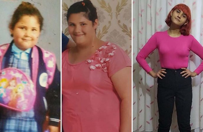 Fazla kiloları yüzünden okulu bırakmıştı… 60 kilo verdi