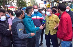 Gurbetçi AKP’li ‘Erdoğan gittikten sonra namusumuz kalmayacak’ dedi, çevredekiler yuhaladı