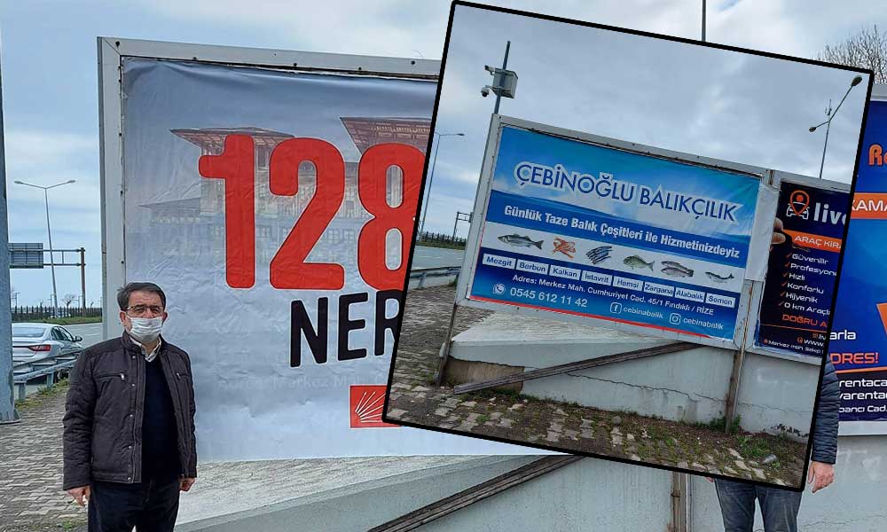 Polis, CHP’nin ‘128 milyar dolar nerede’ afişlerini söktü