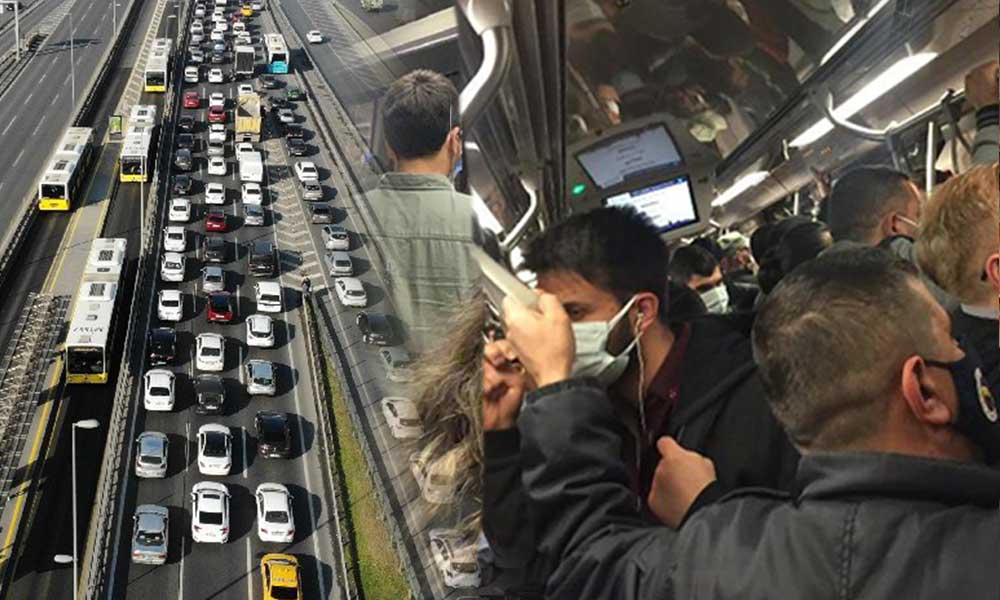 Bu nasıl kapanma: Trafik kilit, metrolara yoğunluktan ek sefer