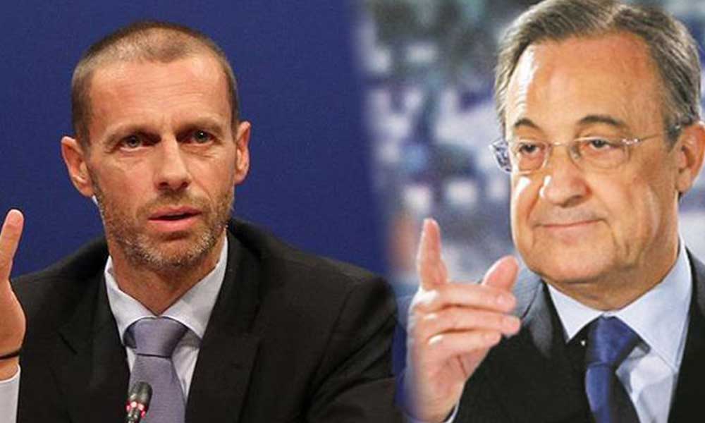 Resti çekti! Florentino Perez’den UEFA başkanına maaş göndermesi
