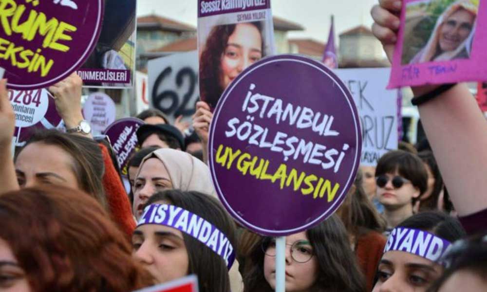 CHP’li İlgezdi ve kadın korosundan ‘İstanbul Sözleşmesi’ şarkısı