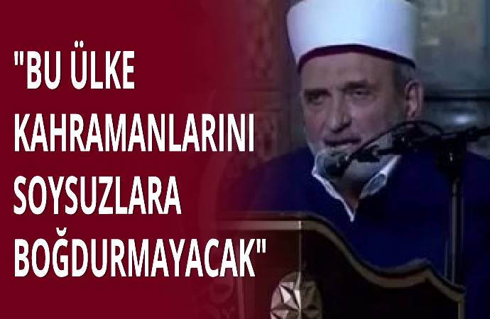 Ayasofya’da Atatürk’e lanet okuyan imama tepki yağdı!