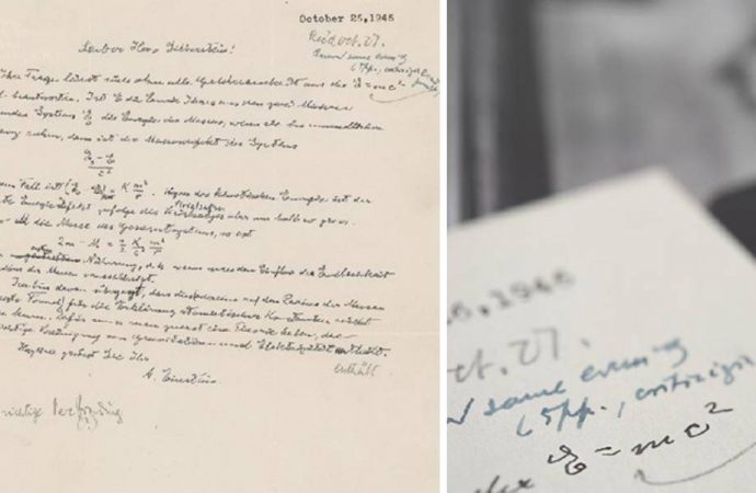 Einstein’in mektubu rekor fiyata satıldı