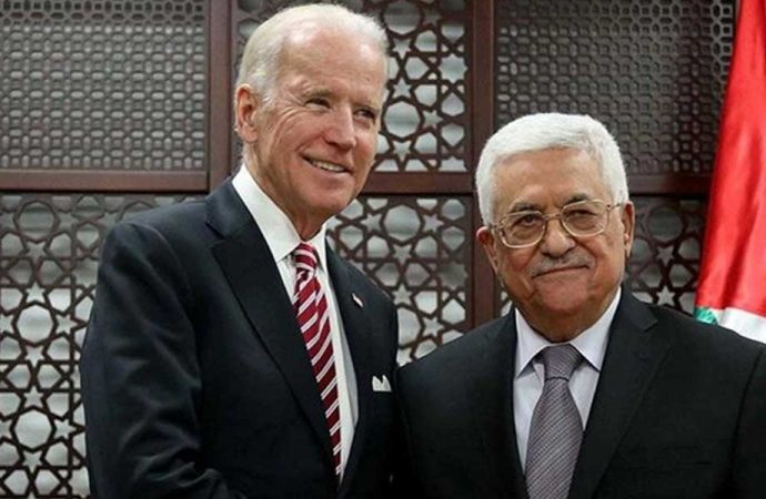 Biden Filistin Devlet Başkanı Abbas ile telefon görüşmesi gerçekleştirdi