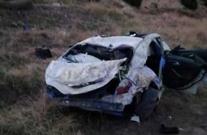 Afyonkarahisar’da uçuruma düşen otomobildeki 1 kişi öldü, 4 kişi yaralandı