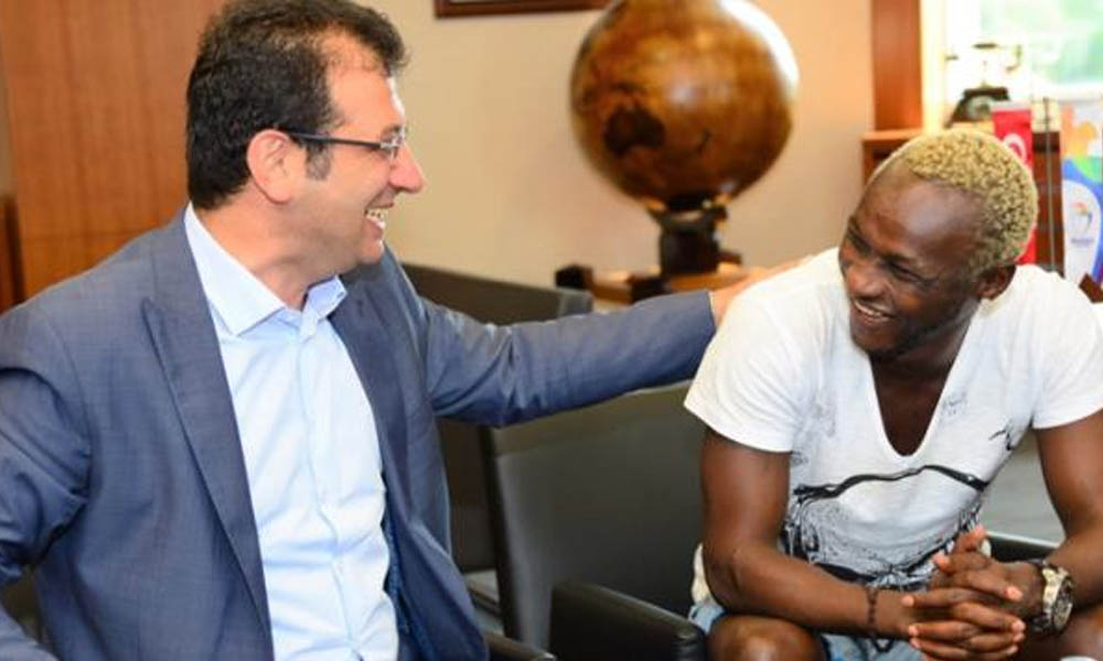 Trabzonspor’un eski yıldızı Yattara: İmamoğlu’nu çok seviyorum