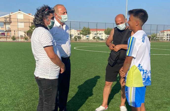 Futbolculardan Atabay’a galibiyet sözü