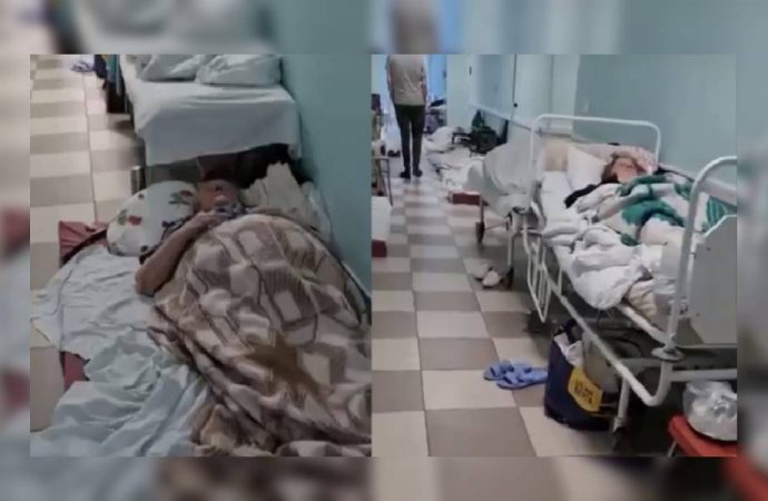 Türkiye’ye uçuşların tekrar başladığı Rusya’da hastalar koridorda yatıyor!