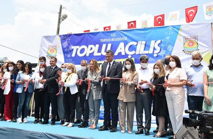 Tarsus Belediyesi 41 tesisi hizmete açtı