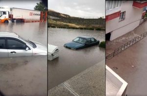 Ankara’da sağanak: Caddeler ve sokaklar göle döndü