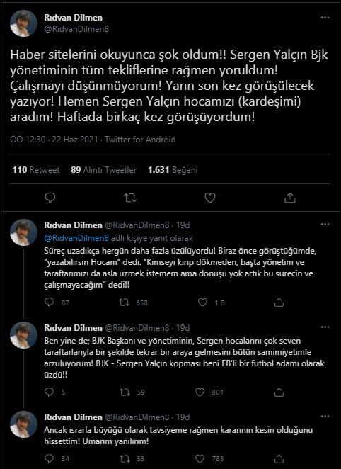 Beşiktaş'ta deprem! Sergen Yalçın görevi bıraktı - Tele1
