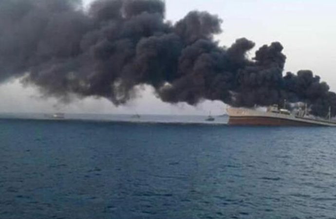 İran’ın en büyük savaş gemisi battı!