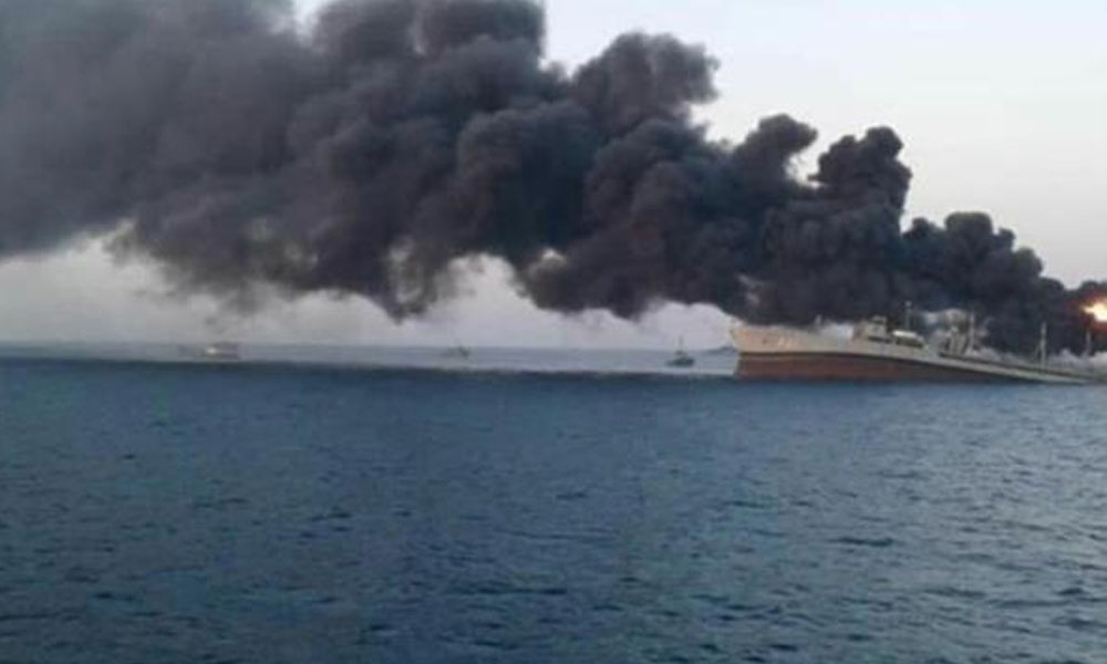 İran’ın en büyük savaş gemisi battı!