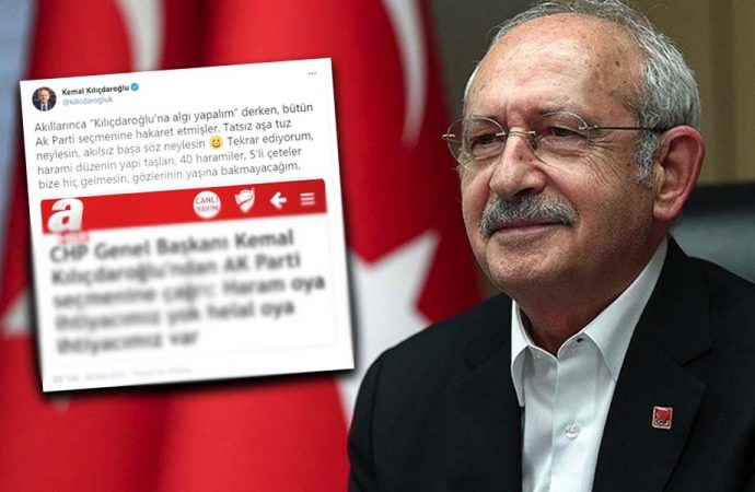 A Haber Kılıçdaroğlu’nu karalamaya çalışırken AKP seçmenine hakaret etti