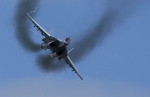 Bulgaristan’da savaş uçağı düştü