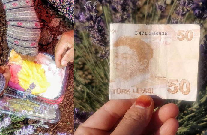 Tarlaya 50 lira bırakan vatandaş: Toprağın Melekleri’ne dondurma ısmarlamak istedim