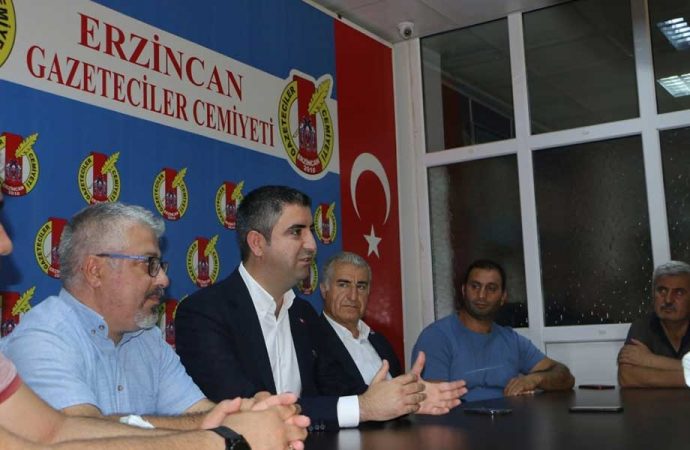Kartal Belediye Başkanı Gökhan Yüksel’den Erzincan basınına ziyaret