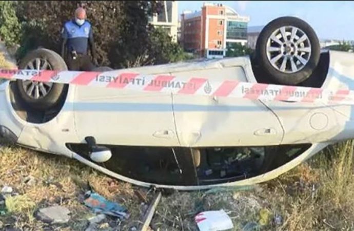 Esenyurt’ta kaza yapan aracın sürücüsü kayıplara karıştı