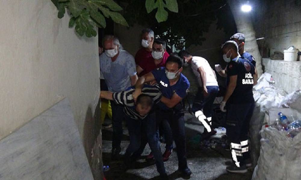 Suriyeli bir kişi ailesinden 7 kişiyi rehin aldı