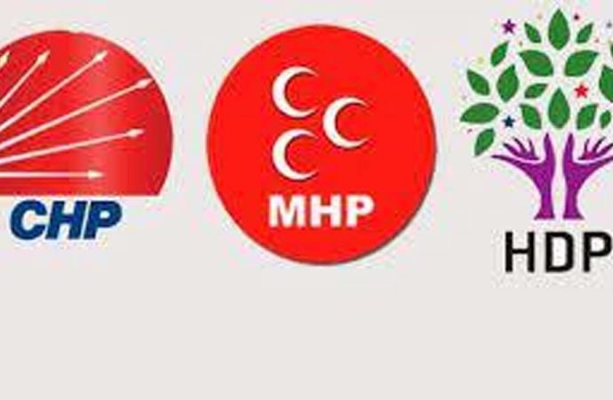 CHP 16, MHP 6, HDP 4 parti ile bayramlaşacak