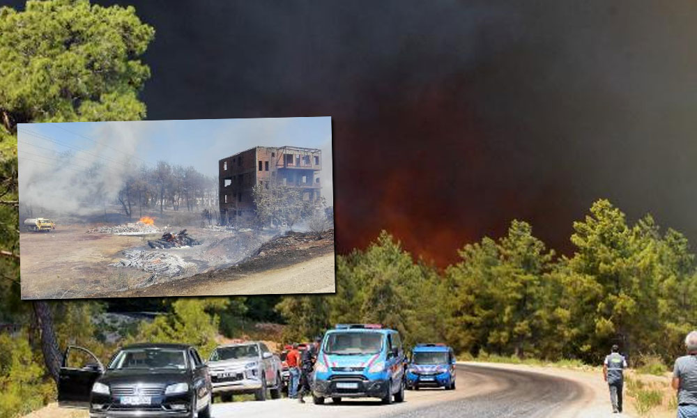 Antalya’da büyük yangın: Yerleşim yerlerine sıçradı