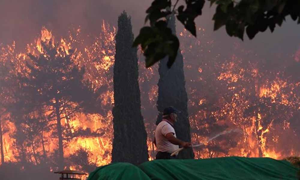 Manavgat’ta orman yangını | Üç yurttaş hayatını kaybetti