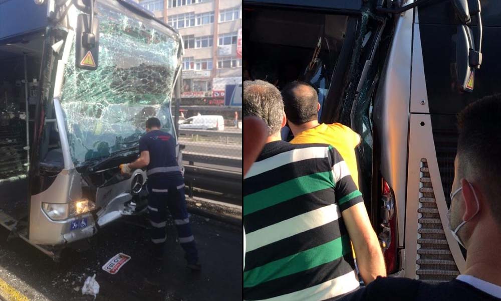 İstanbul’da metrobüs kazası: 25 yaralı