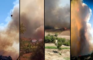 İşte yangın bölgelerinden kare kare felaketin fotoğrafları