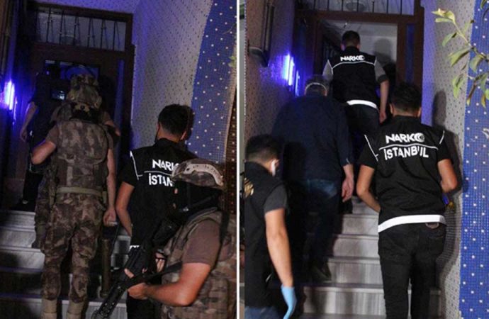 İstanbul’da uyuşturucu satıcılarına operasyon!