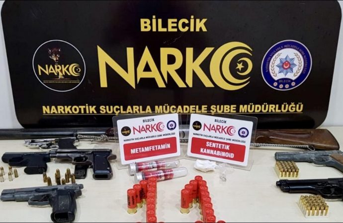 Bilecik’te uyuşturucu operasyonuna 7 tutuklama