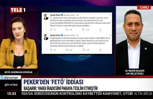 Sedat Peker’in FETÖ iddialarına Başarır’dan cevap: En büyük örneği Abdulkadir Selvi’dir