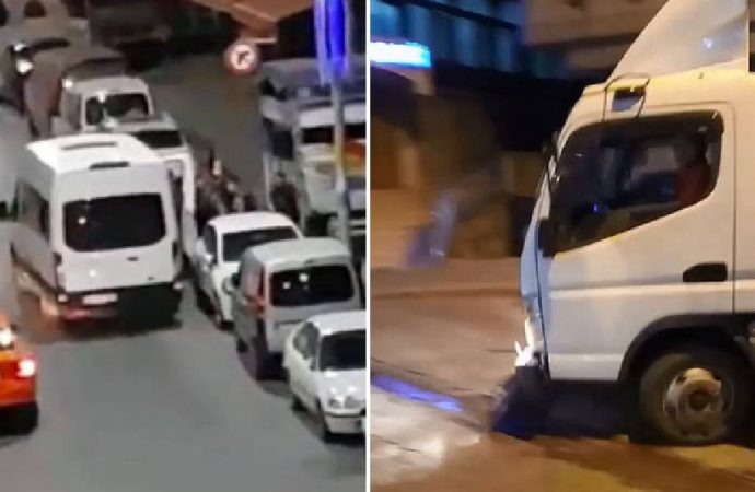 Göçmenleri sokağa bırakan kamyon sürücüsü yakalandı
