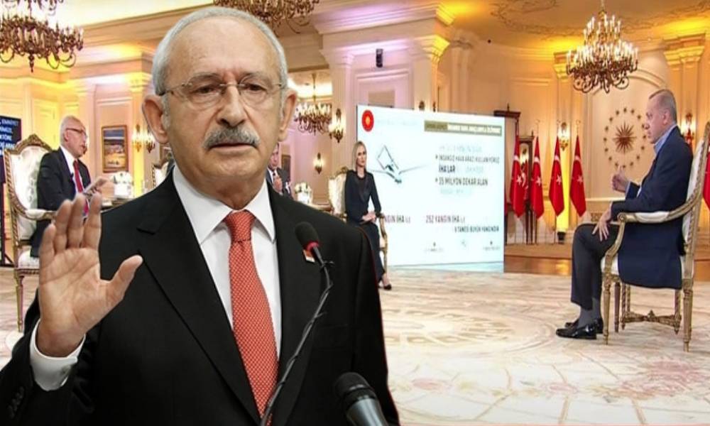 Kılıçdaroğlu’ndan Erdoğan’a prompter tepkisi: Hakaretleri bile promptera yazdırıyorsun