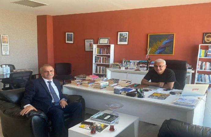 İYİ Partili Ahmet Çelik’ten TELE1’e ziyaret