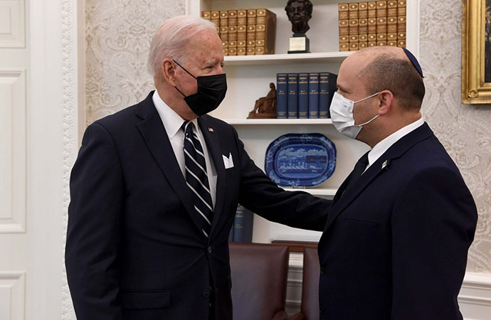 Biden, İsrail Başbakanı Bennett ile görüştü