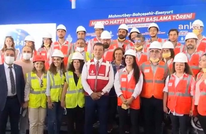 İmamoğlu yeni metro inşaatını duyurdu